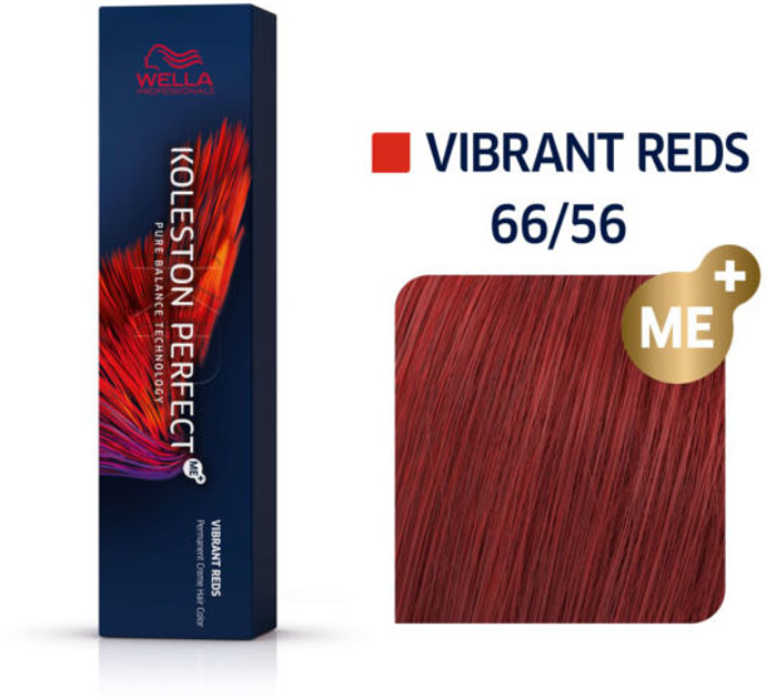 Trwała farba do włosów Wella Koleston Perfect Me + Vibrant Reds 66 - 56 Dark Blonde Intensive Mahogany Violet 60 ml (8005610656144) - obraz 1
