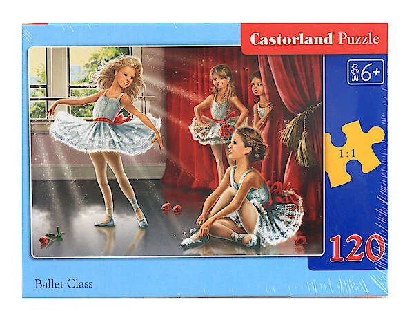 Пазл на 120 деталей MIDI «Урок балету» CASTORLAND (B-13036) - Фото 1 Пазл на 120 деталей MIDI «Урок балету» CASTORLAND (B-13036) - зображення 1