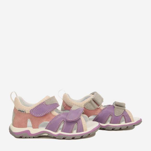 Підліткові шкіряні сандалії для дівчинки Bartek 19187-021 38 Різнокольорові (5904699031572) - зображення 5