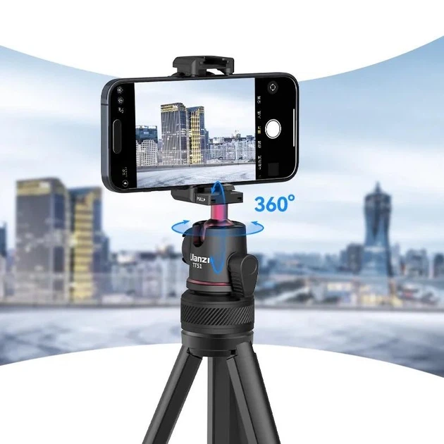 Портативний штатив для телефону і фотоапарата Ulanzi TT51 з алюмінієвого сплаву T089GBB1 - зображення 12
