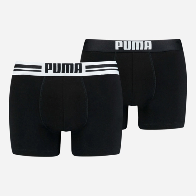 Komplet męskich majtek 2 sztuki Puma Placed Logo Boxer 2p 90651903 XL Czarny (8718824117119) - obraz 1