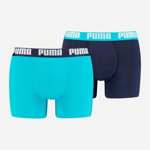 Komplet męskich majtek 2 sztuki Puma Basic Boxer 2P 90682310 XL Granatowy (8718824609850) - obraz 1