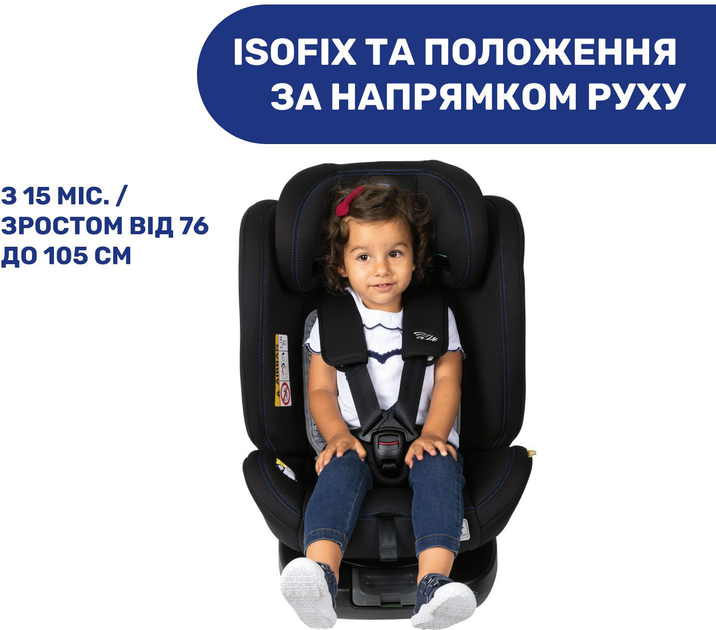 Автокресло Chicco Unico Evo i-Size Air Черное (87031.72) - изображение 6