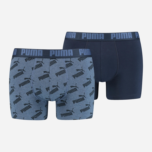 Набір чоловічих трусів 2 штуки Puma Men Aop Boxer 2P 93505403 XL Темно-синій (8720245045049) - зображення 1