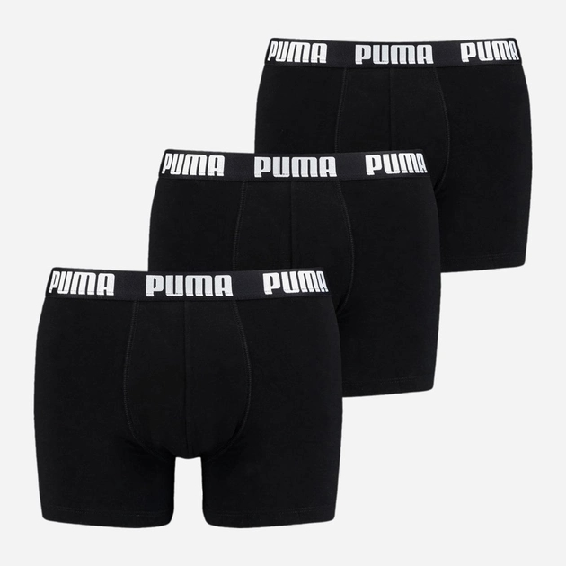 Набір чоловічих трусів 3 штуки Puma Men Everyday Boxer 3P 93529401 M Чорний (8720245134682) - зображення 1