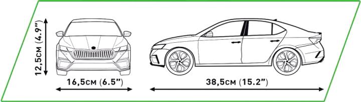 Klocki konstrukcyjne Cobi Skoda Octavia RS 2405 elementów (5902251243432) - obraz 3