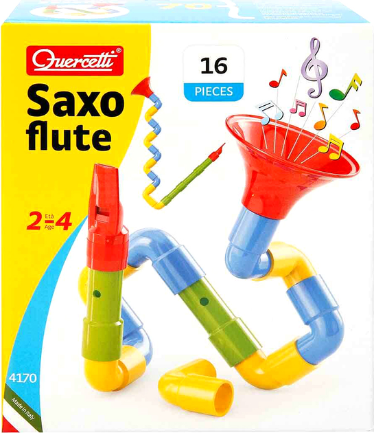 Konstruktor Quercetti Saxoflute 16 elementów (8007905041703) - obraz 1