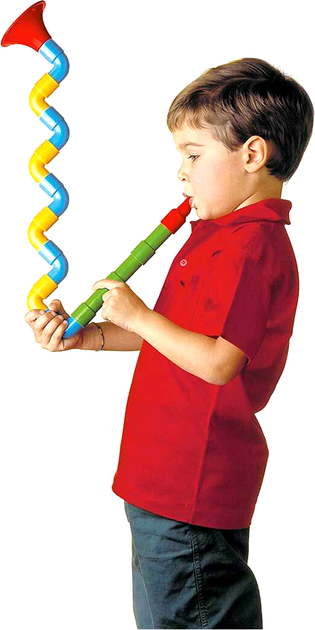 Klocki konstrukcyjne Quercetti Saxoflute 16 elementów (8007905041703) - obraz 4