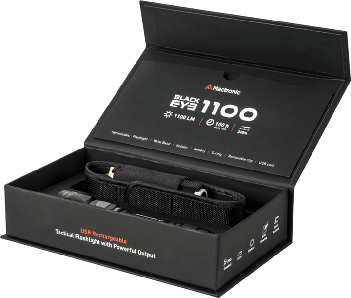 Ліхтар Mactronic Black Eye 1100 (1100 Lm) Recharg Type-C (THH0048) - зображення 9