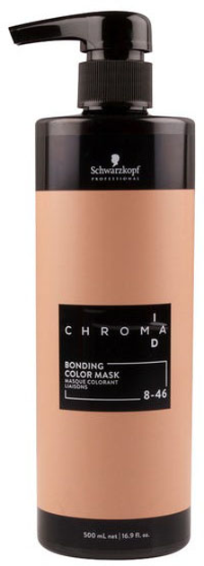Маска для фарбування волосся Schwarzkopf Chroma Id 8 - 46 Light Blonde Beige Chocolate 500 мл (4045787533118) - зображення 1