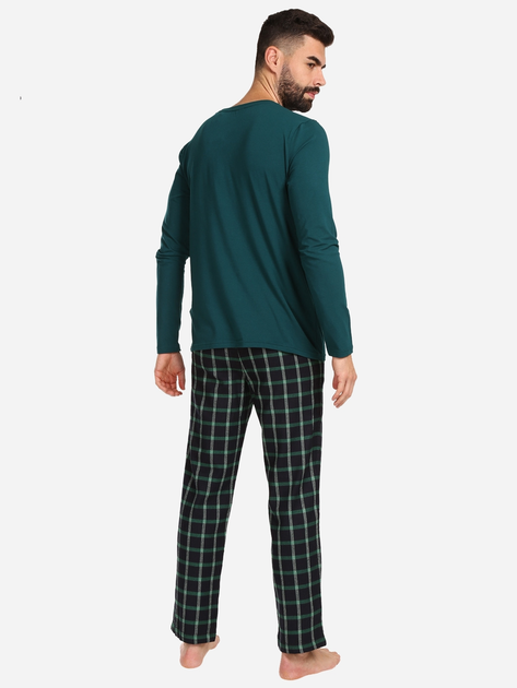 Piżama (bluza + spodnie) Tommy Hilfiger UM0UM03130 XL Zielona (8720645422402) - obraz 2