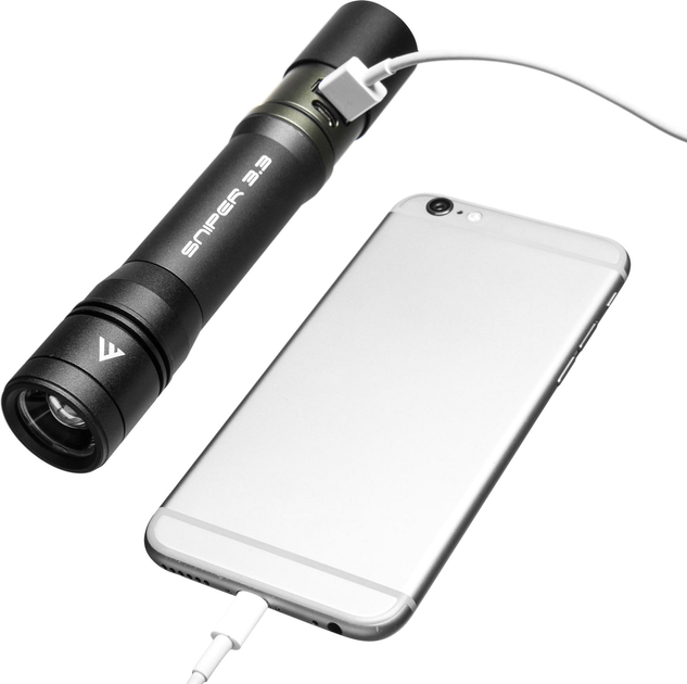 Ліхтар Mactronic Sniper 3.3 (1020 Lm) Focus Powerbank Recharg Type-C (THH0064) - зображення 9