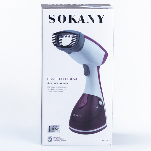 Відпарювач ручний вертикальний 1200 Вт (AJ2205BL)(SOKANY) - изображение 5
