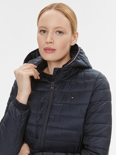 Пуховик жіночий Tommy Hilfiger WW0WW39580-DW5-DW5 XL Блакитний (8720644308097) - зображення 4
