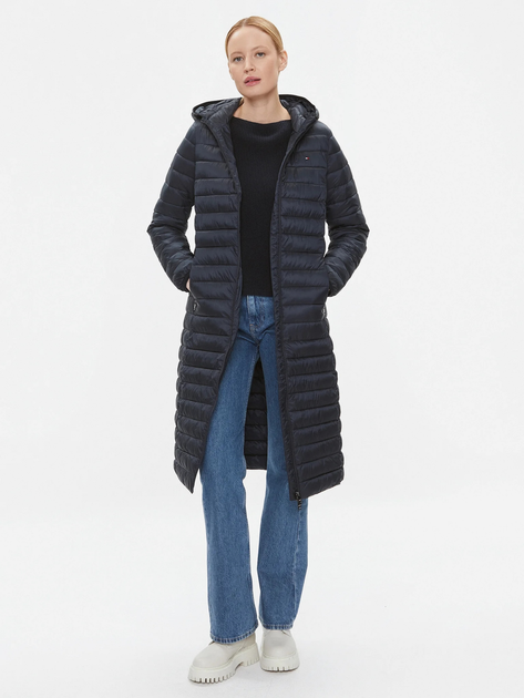 Пуховик жіночий Tommy Hilfiger WW0WW39580-DW5-DW5 L Блакитний (8720644307809) - зображення 3