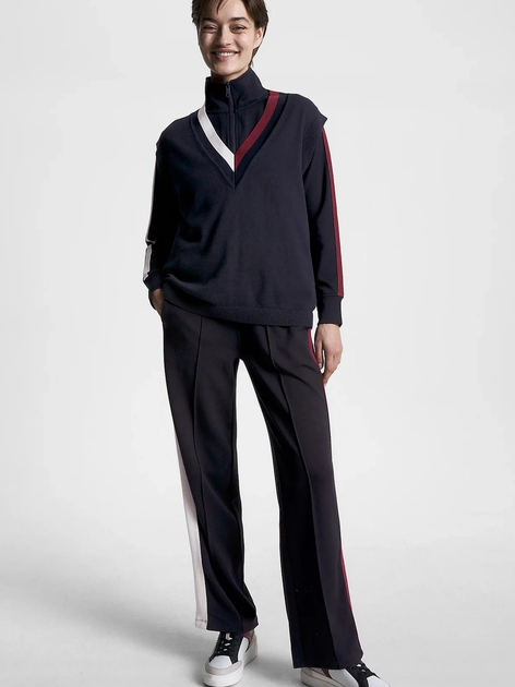 Штани жіночі Tommy Hilfiger WW0WW38853-DW5 M Темно-сині (8720644346228) - зображення 3