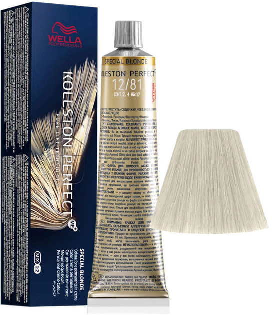 Стойкая краска для волос Wella Koleston Perfect Me + Special Blonde 12 ...