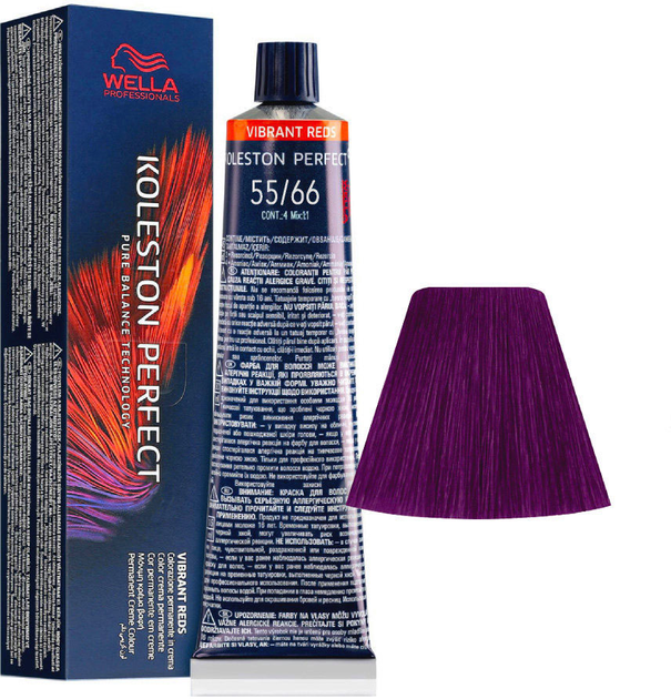 Стойкая краска для волос Wella Koleston Perfect Me + Vibrant Reds 55 ...