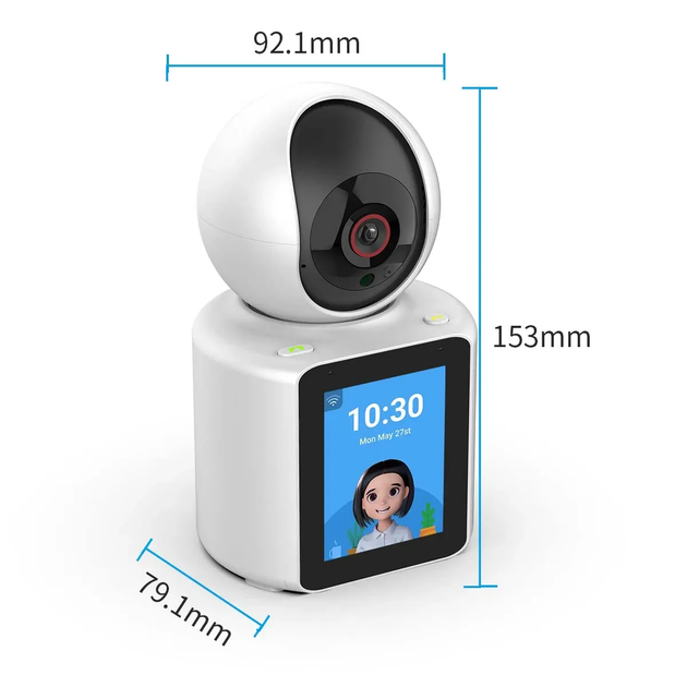 IP-камера с двухсторонним видеозвонком C31 White - изображение 2