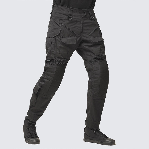 Тактичні штани UATAC Gen 5.4 Black з наколінниками XL - зображення 1