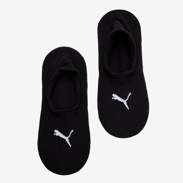 Набір чоловічих шкарпеток 2 пари Puma Unisex Footie High Cut 90798101 43-46 Чорний (8720245034654) - зображення 3