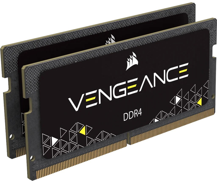 Pamięć RAM Corsair SODIMM DDR4-2666 32768MB PC4-21300 (Kit of 2x16384MB) Vengeance Black (CMSX32GX4M2A2666C18) - obraz 2