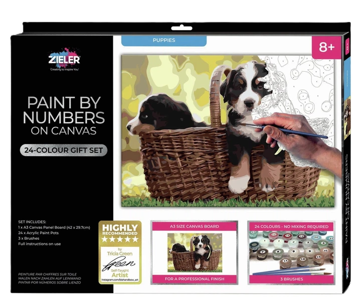 Картина за номерами Zieler Dogs 42 x 29.7 см (0604565571052) - зображення 2