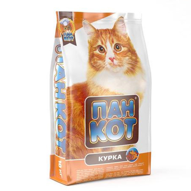 Сухой корм для кошек Пан-Кот Курица 10кг от продавца: Uniqzoo – в ...