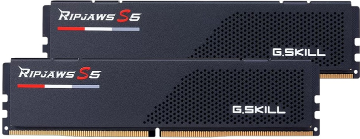 Оперативна пам'ять G.Skill DDR5-6400 65536MB PC5-51200 (Kit of 2x32768MB) Ripjaws S5 Black (F5-6400J3239G32GX2-RS5K) - зображення 1