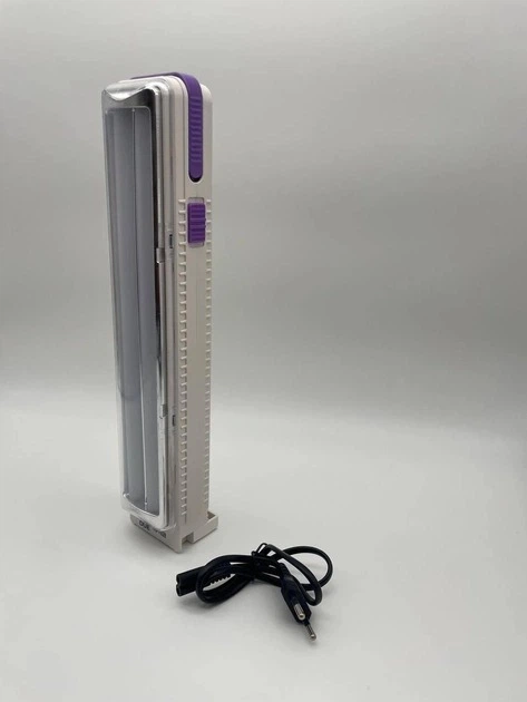 Аварийная светильник HG DUE LED-60SMD с аккумулятором 2400мАч, выдвижная ручка, 2 режима - изображение 5