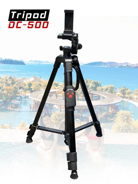 Професійний штатив TriPod Candc DC-500-55-140 см для фотоапарата, смартфона, з пультом, поворот на 360° - Фото 8 Професійний штатив TriPod Candc DC-500-55-140 см для фотоапарата, смартфона, з пультом, поворот на 360° - зображення 8