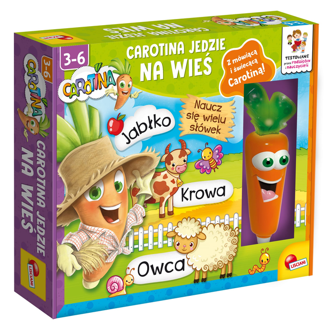 Gra edukacyjna Lisciani Carotina Wesoła Farma (8008324082346) - obraz 1