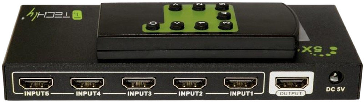 Przełącznik wideo Techly HDMI 4Kx2K 2m HDCP 1.3 (8054529020713) - obraz 3