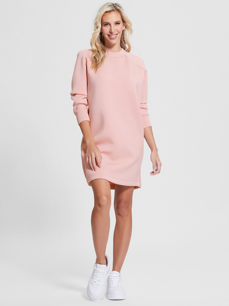 Sukienka tunika damska Guess V3RK01K7UW2-G4L7 L Różowa (7619342784740) - obraz 3