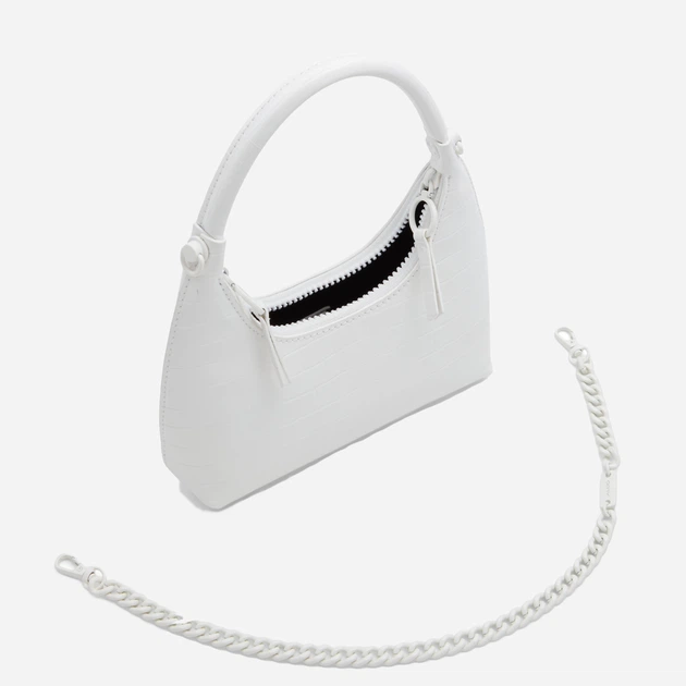 Torebka bagietka damska mała Aldo 13681533 Biała (058822019243) - obraz 3