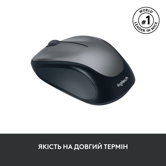 Мышь Logitech M235 Wireless Black (910-002201) - изображение 4