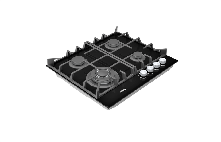 Газова варильна панель Fabiano FHG 1044 VGHT2 Black Glass 8111.406.1466 - изображение 3