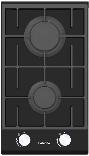 Варильна поверхня газова Fabiano FHG 862 VGH Black Glass 8111.406.1476 - изображение 2