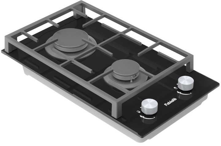 Варильна поверхня газова Fabiano FHG 862 VGH Black Glass 8111.406.1476 - изображение 3