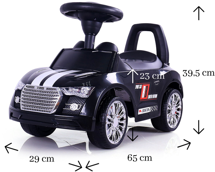 Jeździk Milly Mally Racer Czerwony (5901761122428) - obraz 3