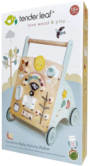 Chodzik na kółkach Tender Leaf Toys Baby Activity Walker (0191856084617) - obraz 1