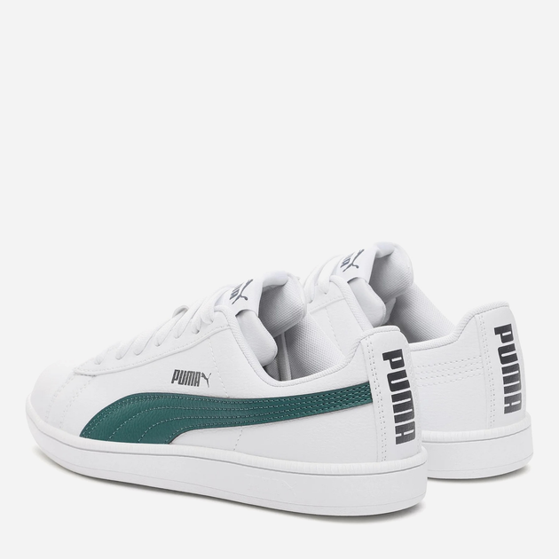 Підліткові кеди для дівчинки Puma UP Jr 37360030 36 (3.5) Білі з зеленим (4099683063774) - зображення 4