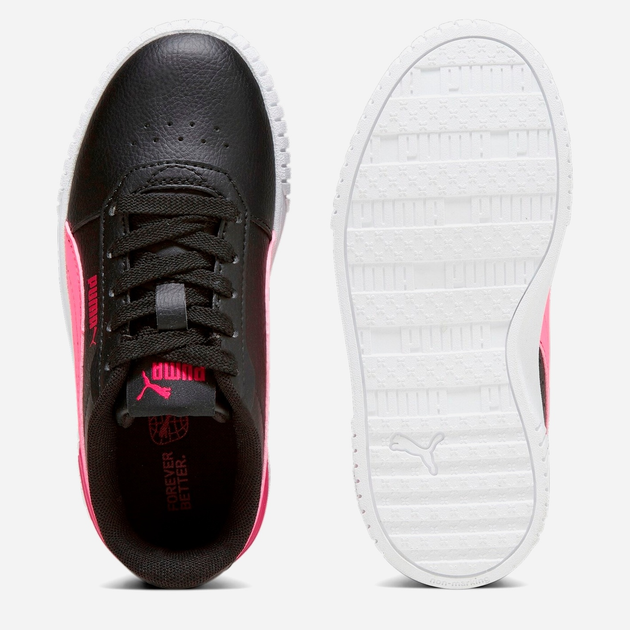 Дитячі кеди для дівчинки Puma Carina 2.0 PS 38618611 32.5 (13.5) Чорний/Червоний (4065454864345) - зображення 4