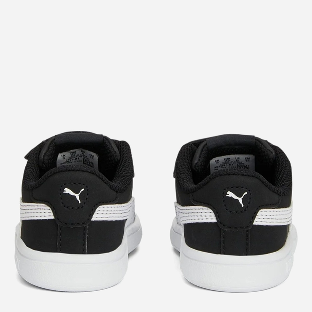 Дитячі кеди для дівчинки Puma Puma Smash 3.0 Buck V Inf 39204101 26 (8.5) Чорні (4065452399207) - зображення 4