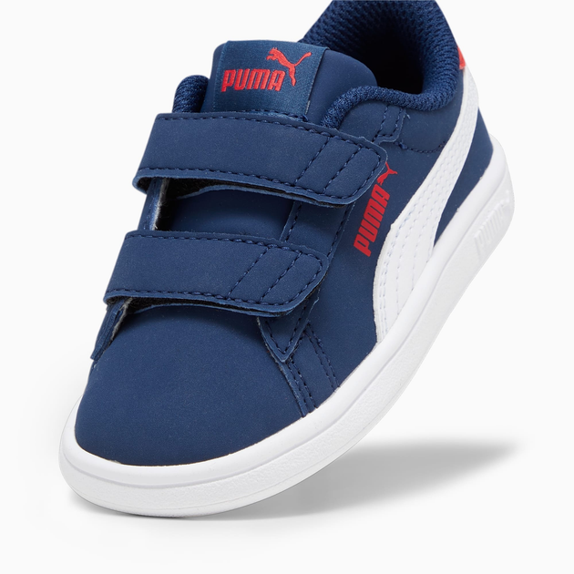 Sneakersy chłopięce na rzepy Puma Puma Smash 3.0 Buck V Inf 39204105 23 (6) Granatowe (4099683119884) - obraz 5
