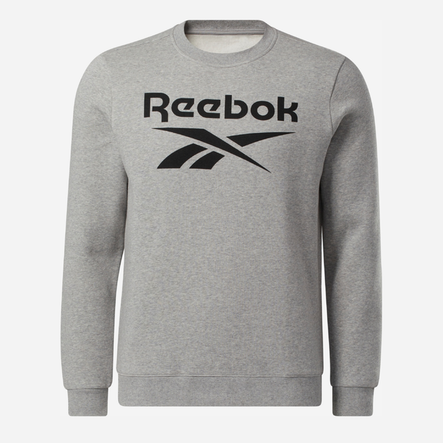 Bluza bez kaptura męska Reebok Identity Big 100050273 XL Szara (4066751177695) - obraz 2