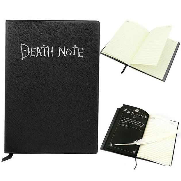 Дневник (блокнот) из аниме Тетрадь Смерти Death Note с пером Black - изображение 2