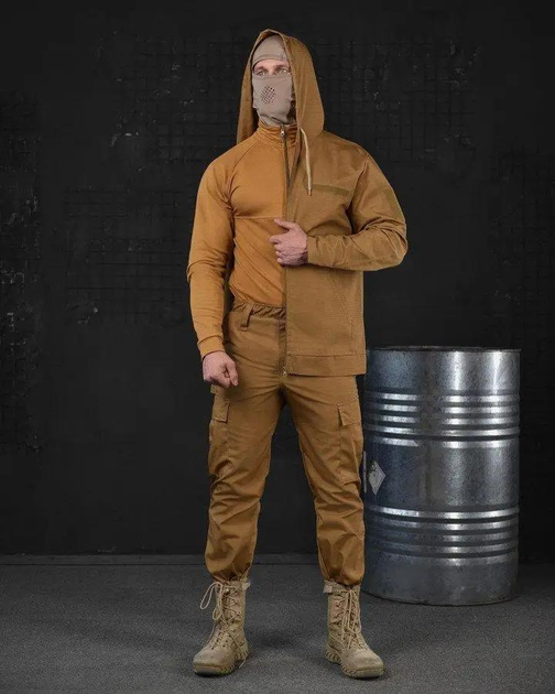 Тактический костюм 3в1 штаны+убакс+куртка весна/лето 3XL койот (85647) - изображение 1