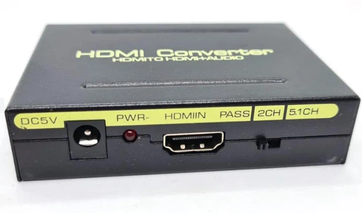Конвертер Extractor HDMI в SPDIF(оптику)/тюльпаны аналог преобразователь (673066277) Черный - изображение 3