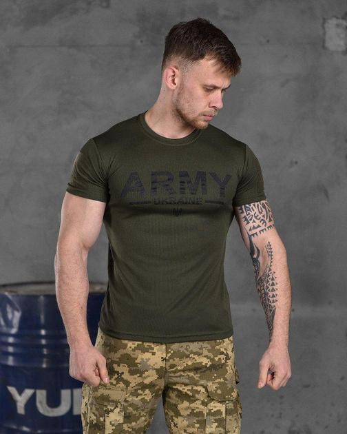 Футболка coolpass ARMY olive ВТ6727 M - изображение 1